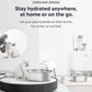 UAHPET 2025 Upgrade Visible Stainless Steel Cat Water Fountain Pro
