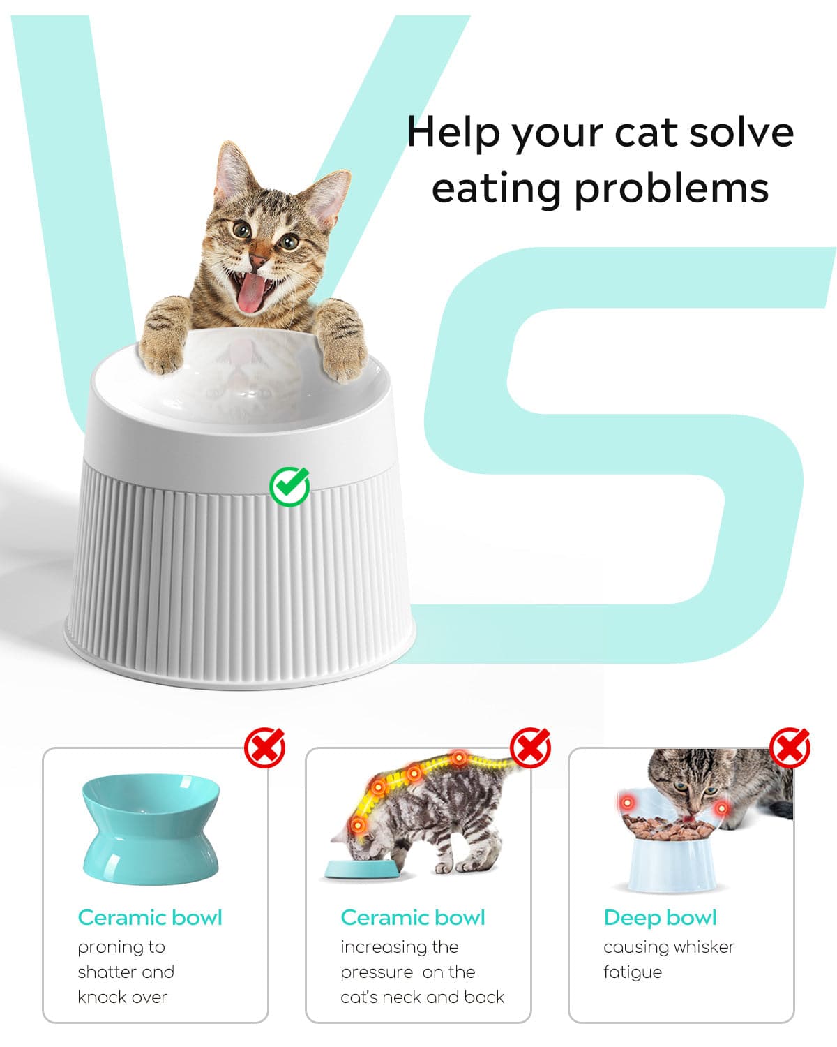 different type of cat bowl