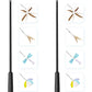 Cat Wand Toy with 4 replacement teaser head