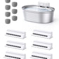 UAHPET 2025 Upgrade Visible Stainless Steel Cat Water Fountain Pro