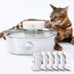 uahpet Original Replacement Filters for Stainless Steel Fountain Pro