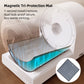 UAHPET Stainless Steel Self-Cleaning Cat Litter Box