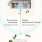 the cat parents can sit on the couch to tease your cats with the magic wand