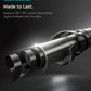 the wand is made of 30T HVF carbon fibre.